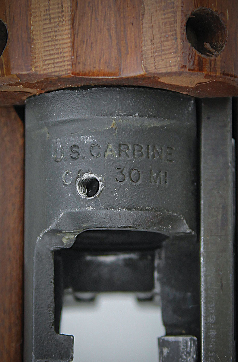 The receiver was obviously manufactured for the 30 Carbine; the 22 Spitfire barrel was added later.